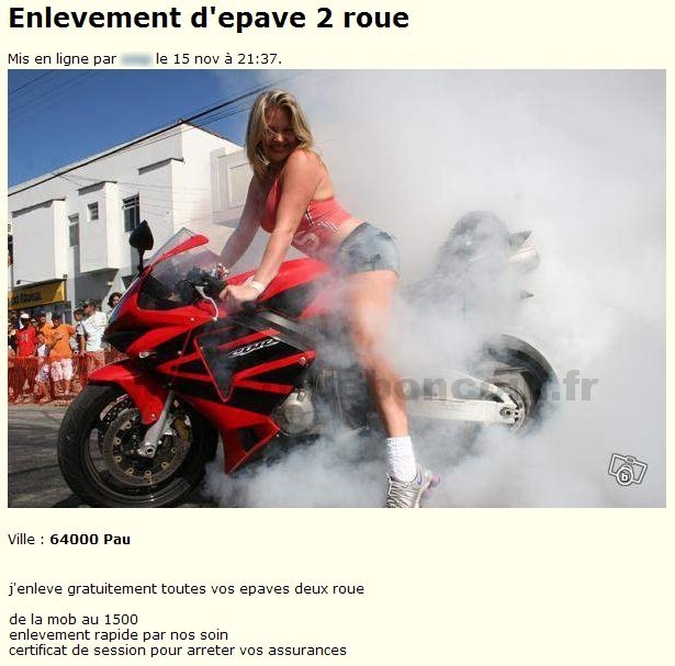 Enlèvement d'épave