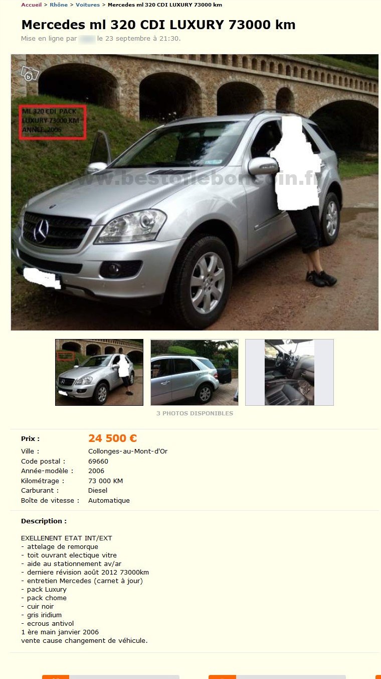 Mercedes ML320 CDI Luxury