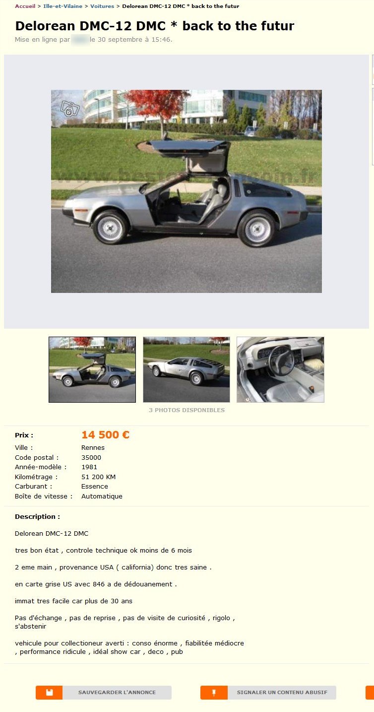 Delorean DMC-12