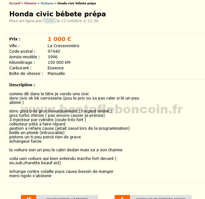 Honda Civic Bébete Prépa