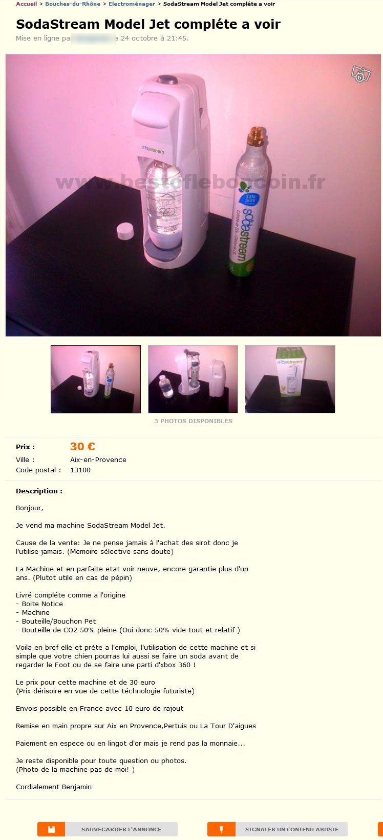 SodaStream Model Jet