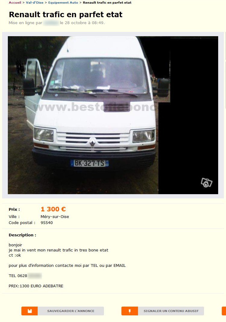 Renault Trafic en Parfet Etat