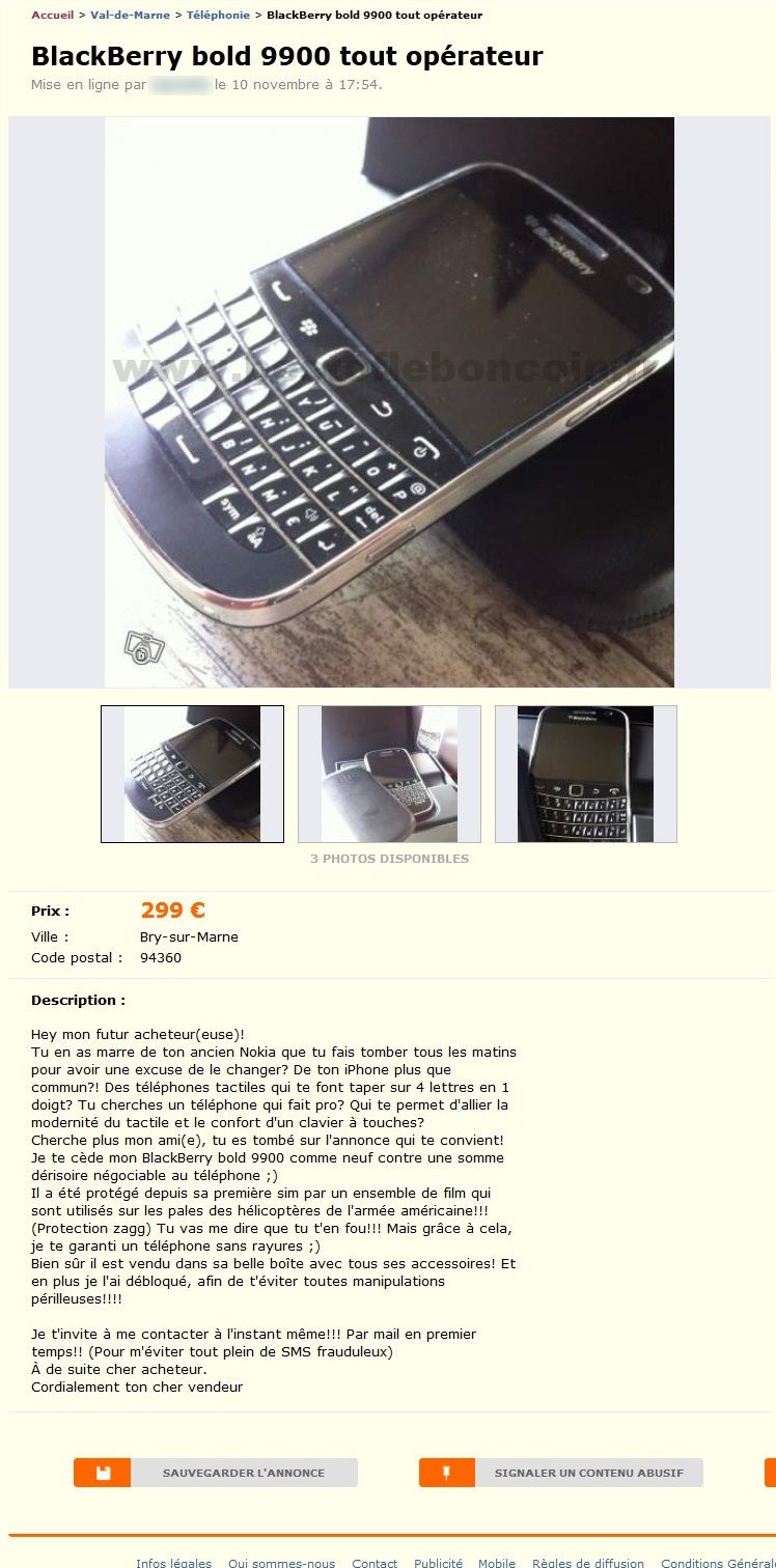 BlackBerry Bold 9900