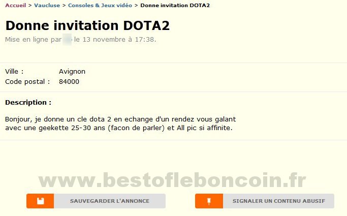 Donne Invitation DOTA2