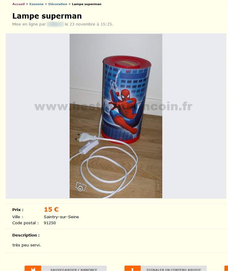 Lampe Superman