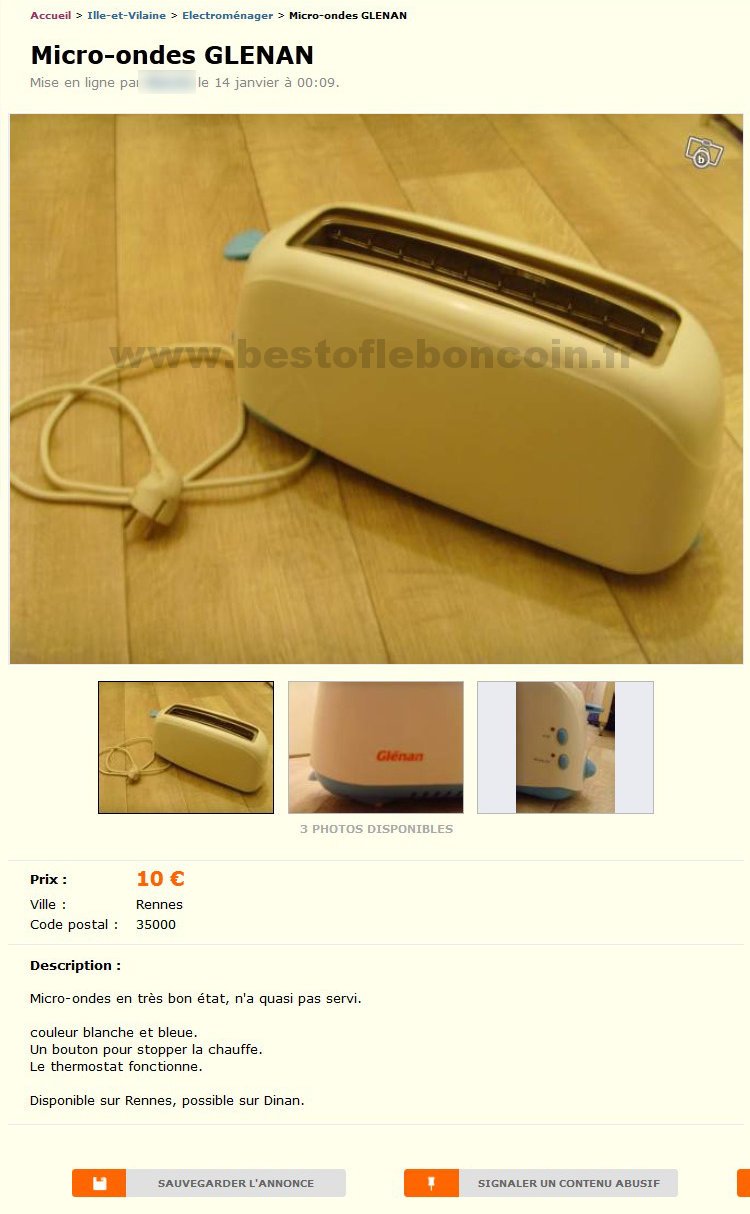 Micro-Ondes Glenan