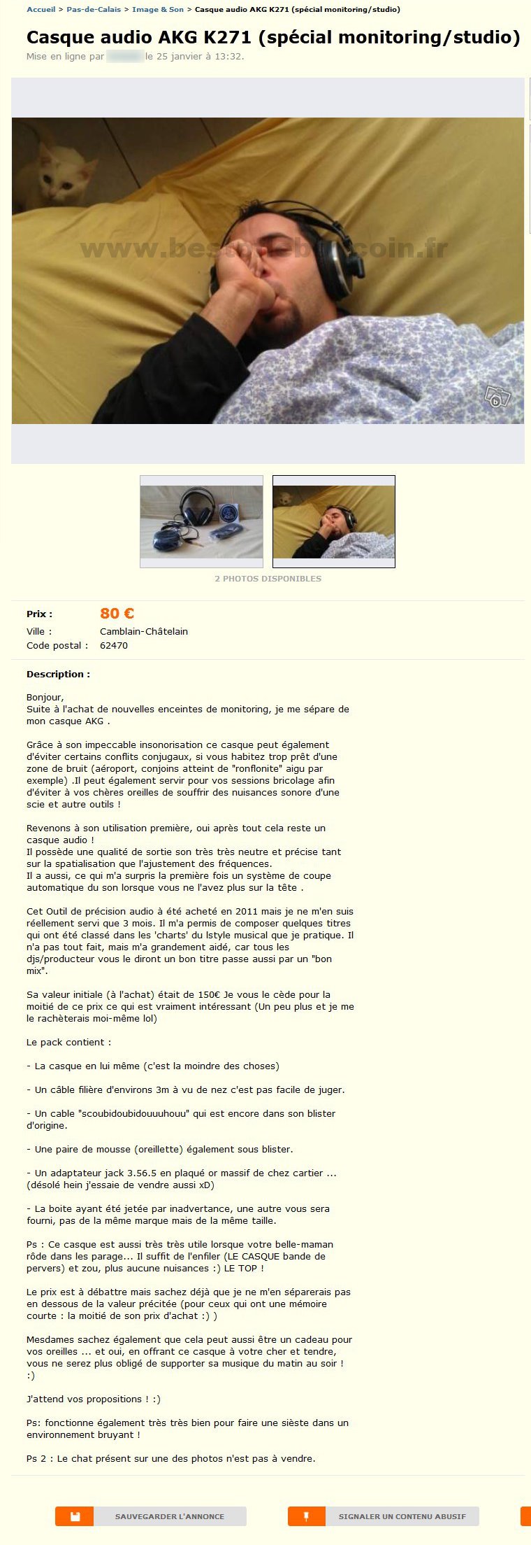 Casque Audio AKG K271