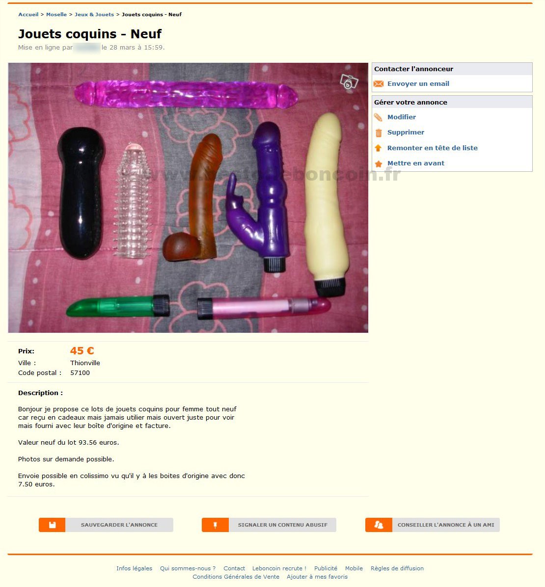 Jouets Coquins
