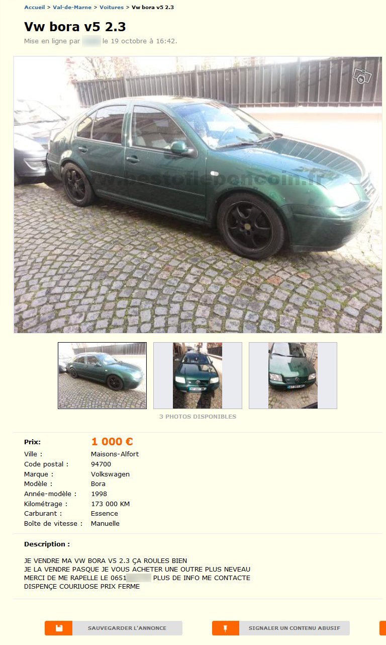 VW Bora v5 2.3