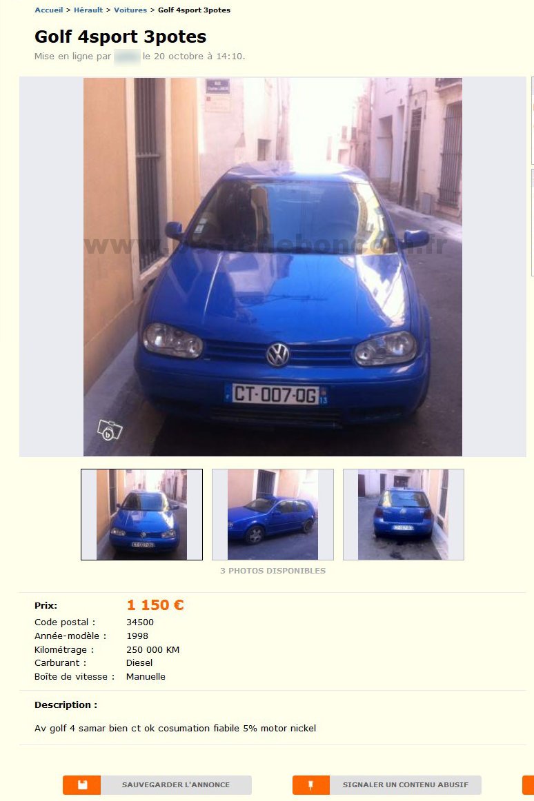 Golf 4 Sport 3 Potes