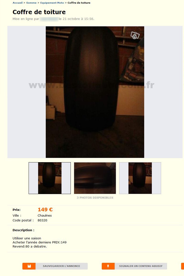 Coffre de Toiture