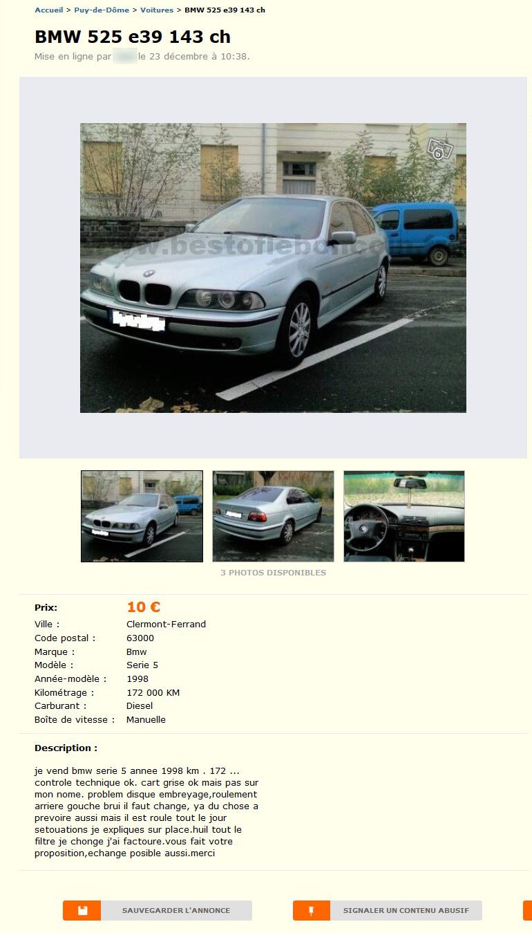 BMW 525 e39