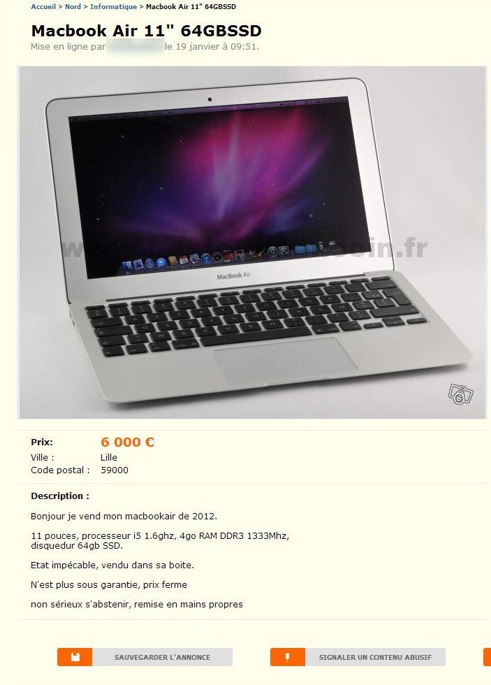 Macbook Air 11"