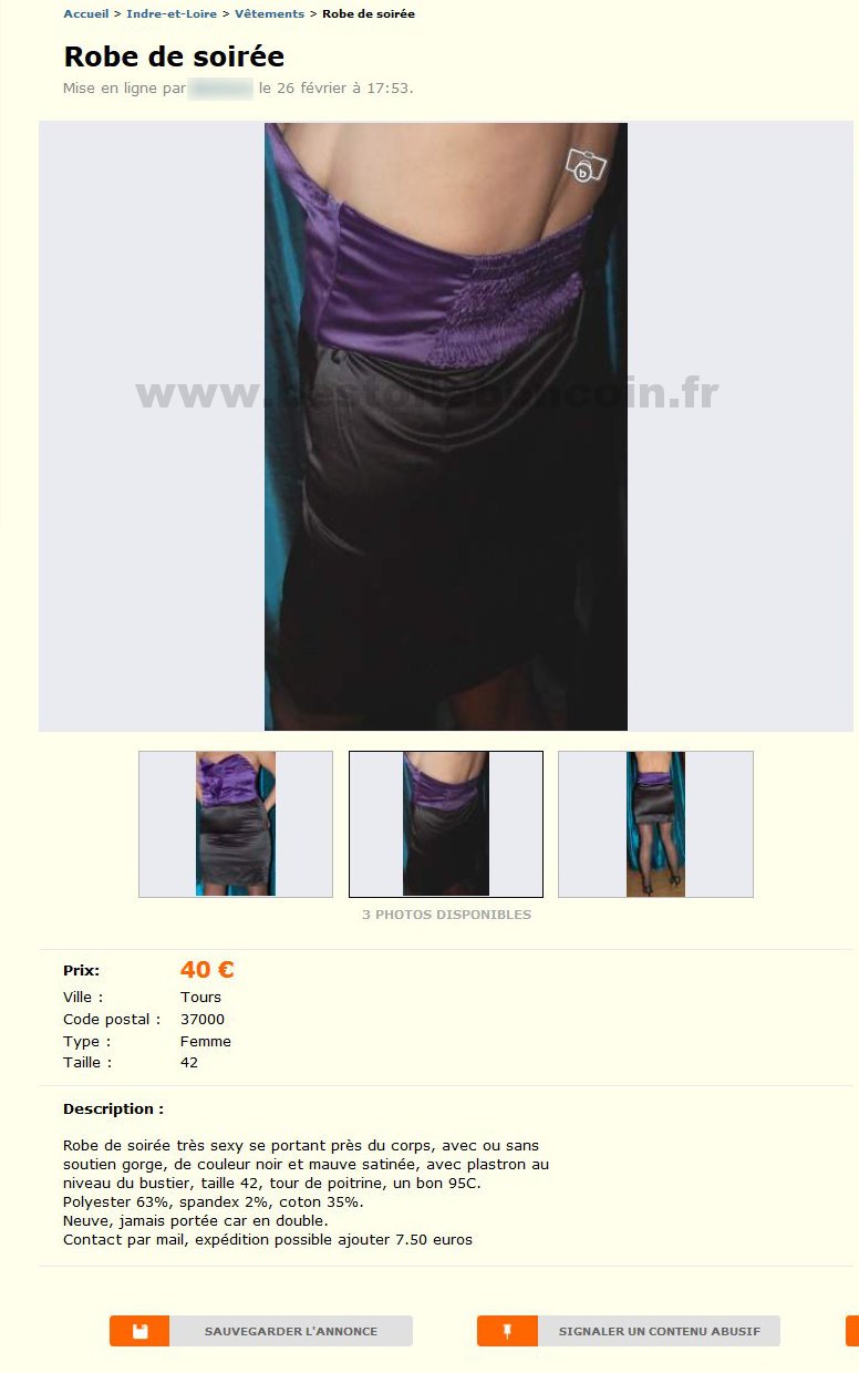 Robe de Soirée