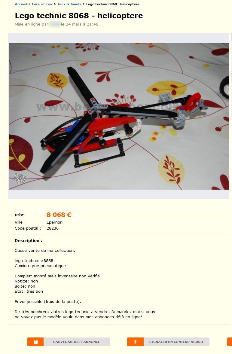 Lego Technic 8068