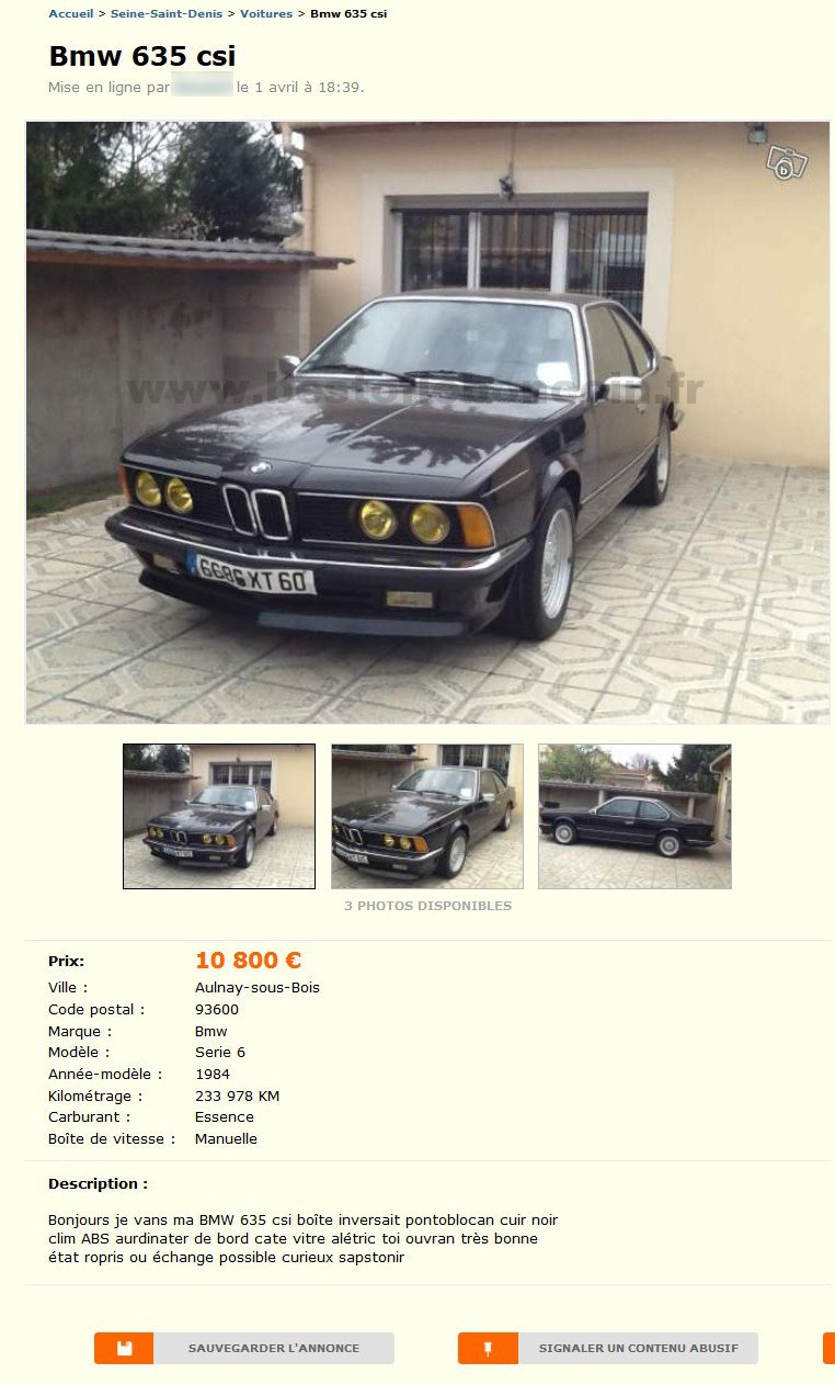 BMW 635 csi