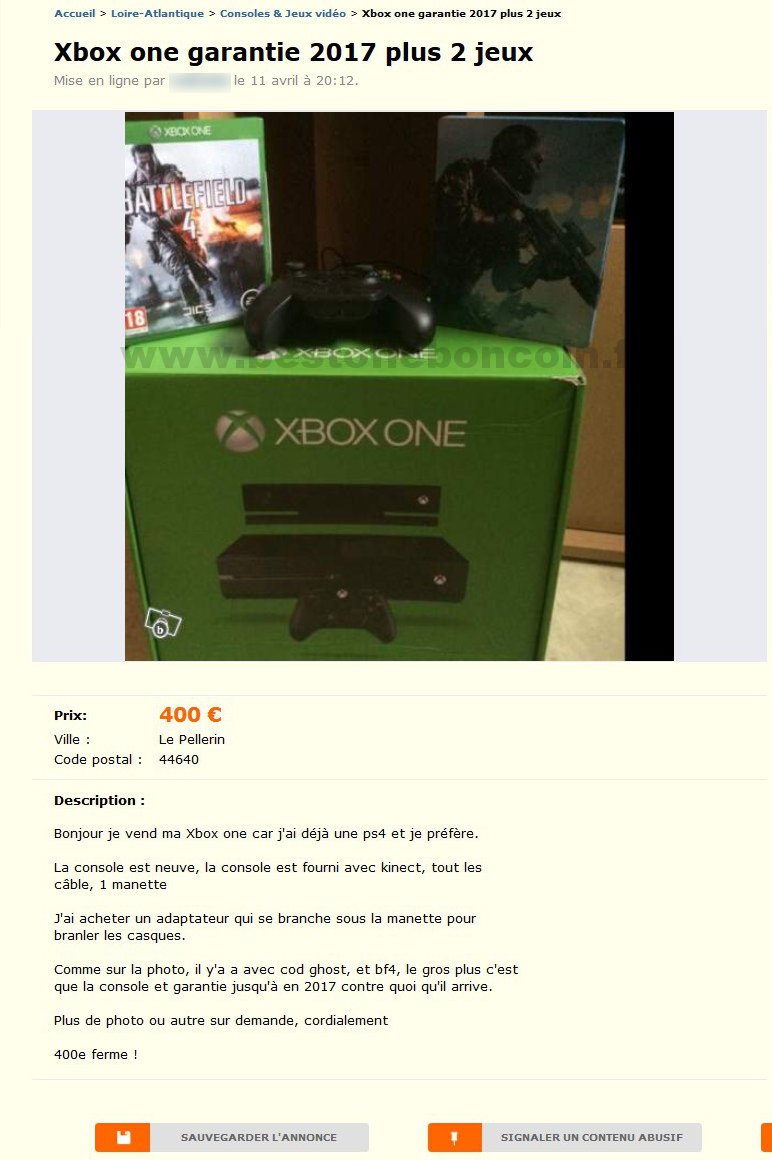 Xbox One Garantie 2017