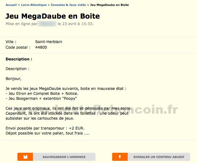 Jeu MegaDaube en Boite