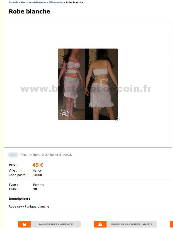 Robe Blanche
