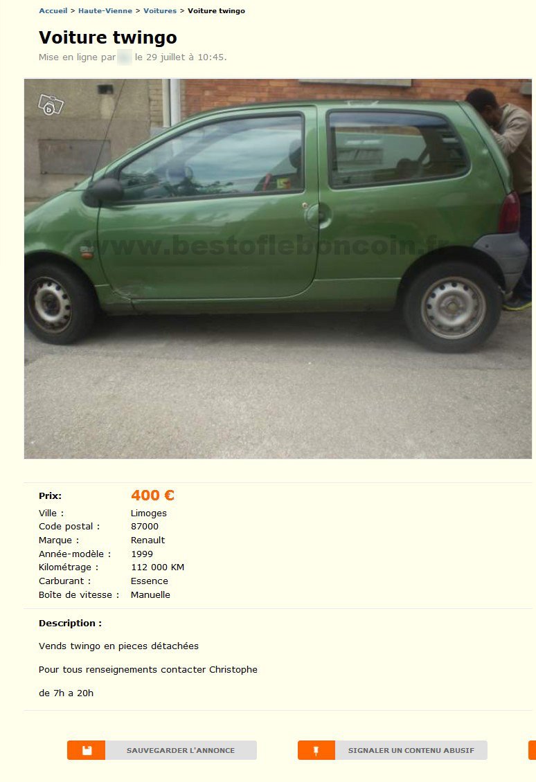 Voiture Twingo