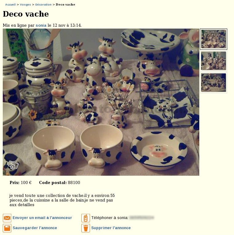 Déco vache