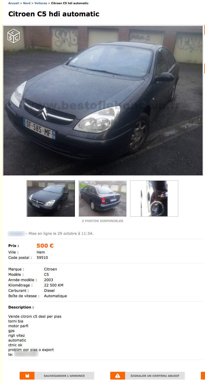 Citroen C5 HDI Automatic