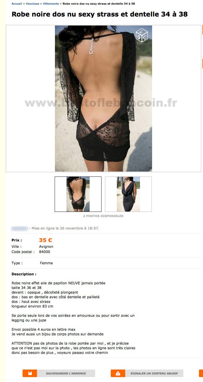 Robe Noire Dos Nu Sexy Strass et Dentelle