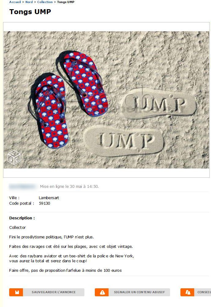 Tongs UMP