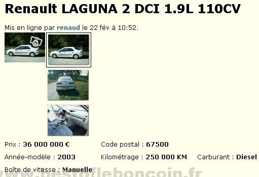 Laguna pour millionnaire