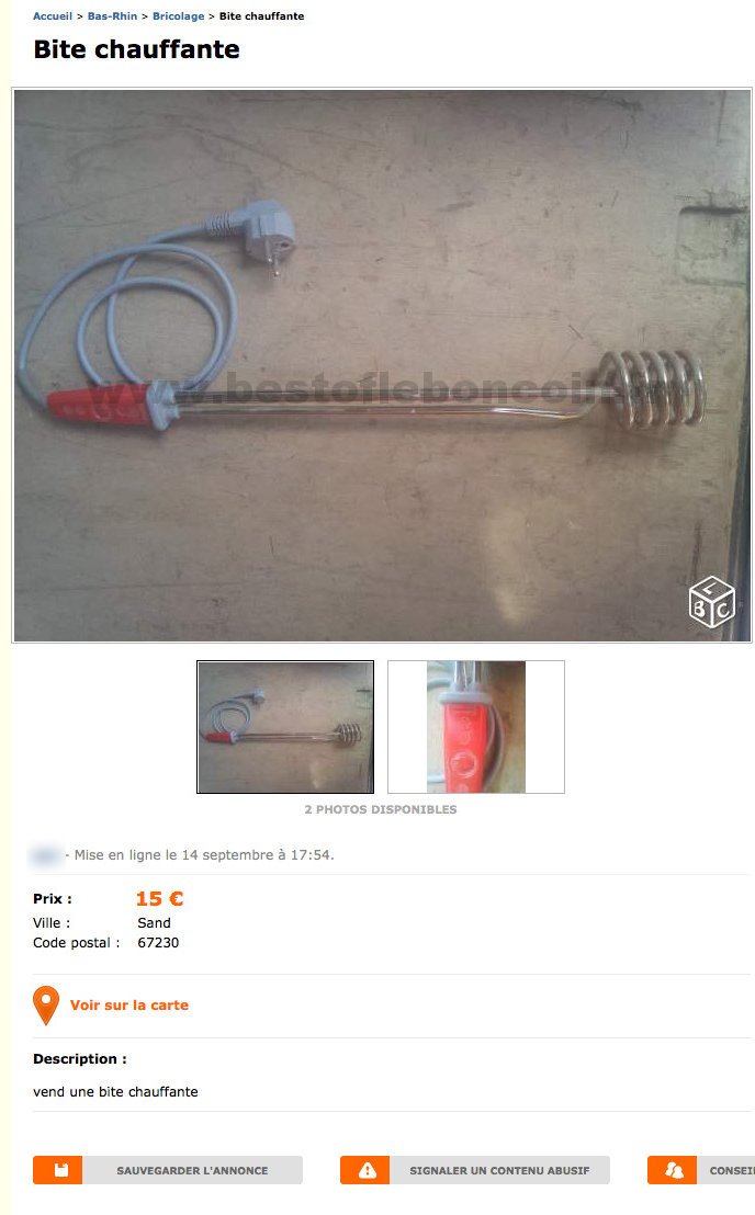 Bite Chauffante