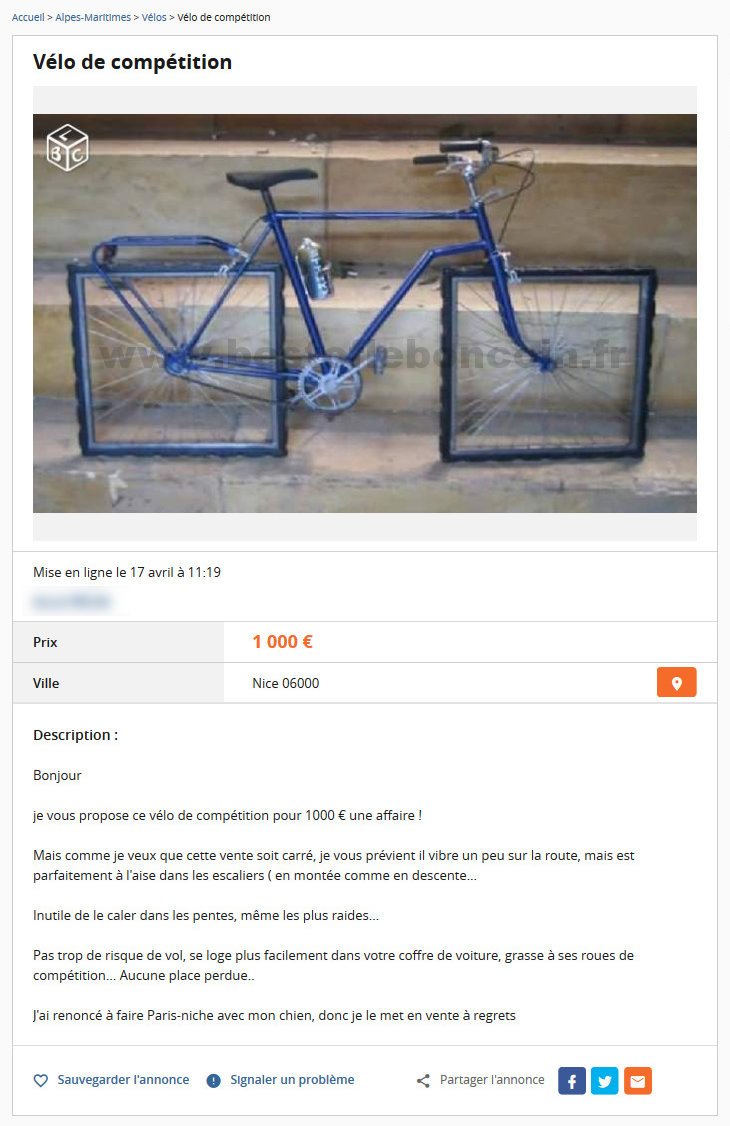 Vélo de Compétition