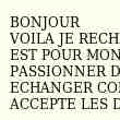 Echange objet contre oiseau