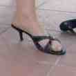 Sandales noires sexy
