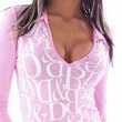 Tee-shirt sexy rose