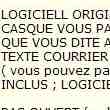 Logiciel d'écriture vocal