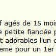 Cherche Fiancée