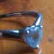 Bague en Or Blanc et Topaze