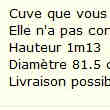 Donne Cuve en Polyester 500l