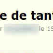 Ossature de Tante