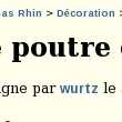 Poutre en chêne