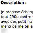 Echange PS3 160G contre Voiture