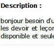 Aide Devoire Soutien